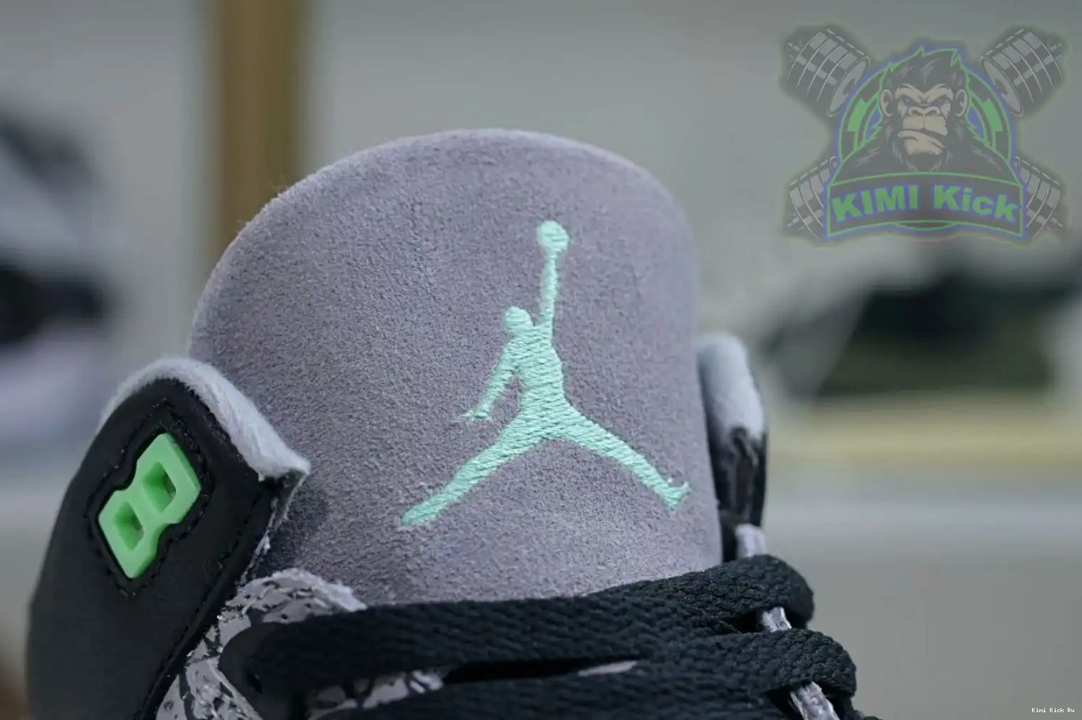 Air Jordan 3 Green Glow Kimikick 0405